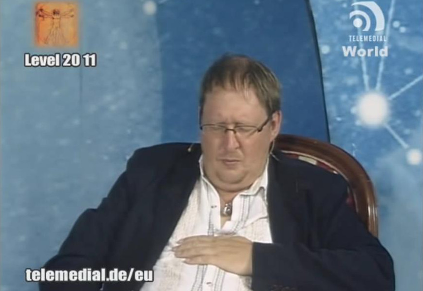 "Du mir spannt dr Ranza von dem Karmaglomb!", Quelle: Youtube-Vortrag, Kanal Telemedial 2011